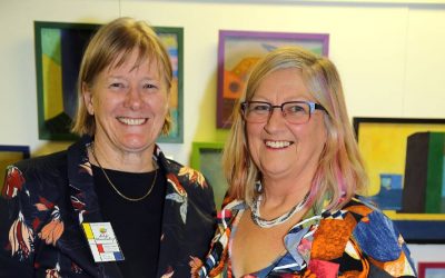 The dynamic duo of the artist Margaret Hadfield and the historian Dr Kathryn Spurling